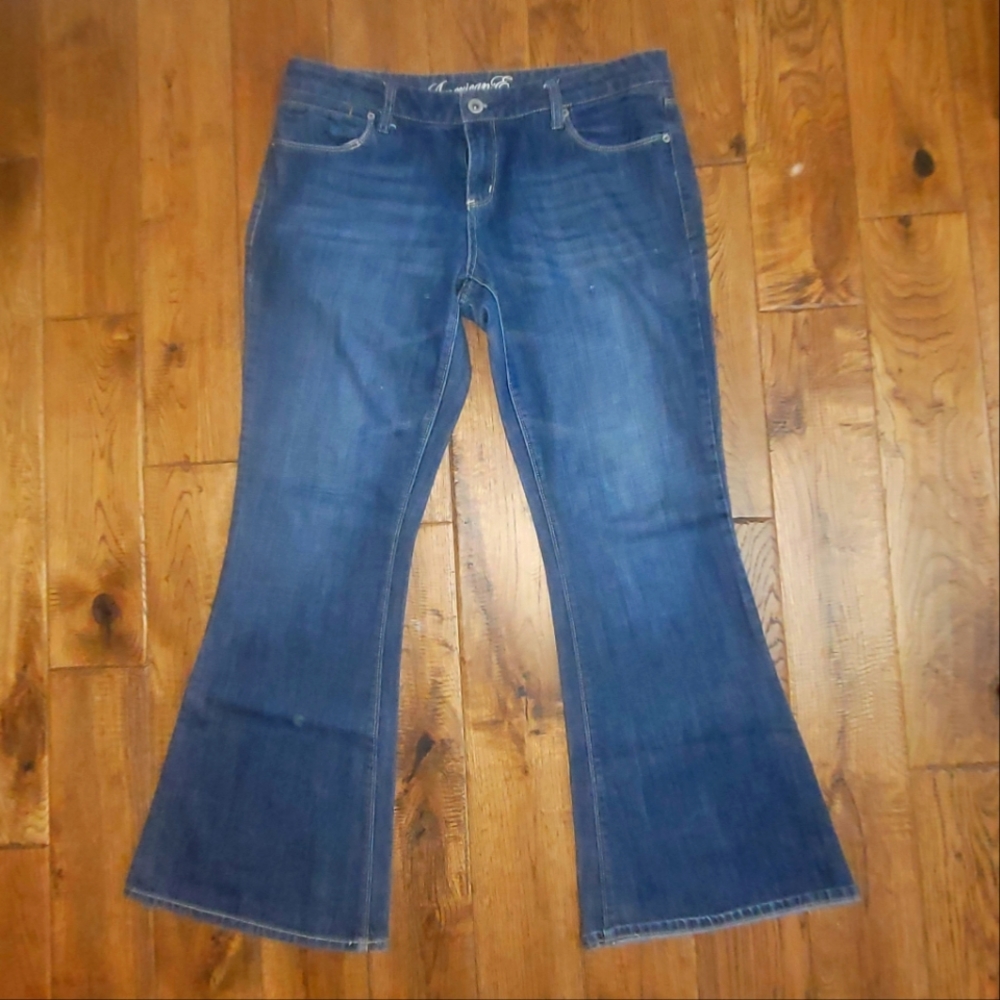 American Eagle Real Flare Denim Jean's Size 12